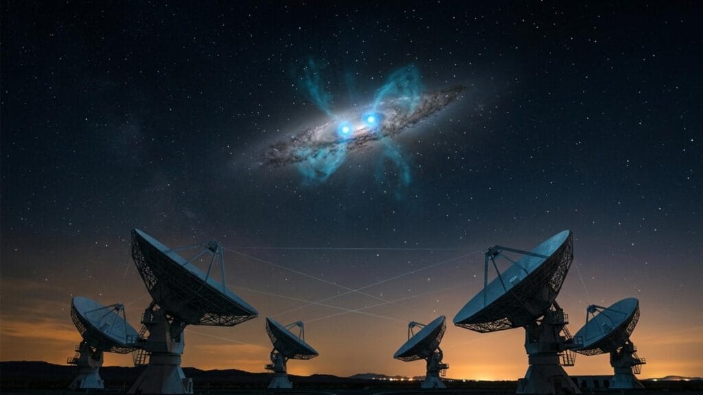 Agujeros negros dobles: cómo VLBI y SKAO pueden encontrarlos