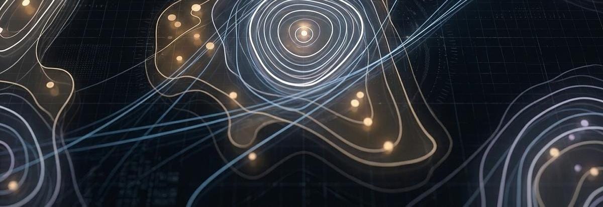 Mapa de lente gravitatoria y distribución de masa sobre una región del Bullet Cluster en análisis comparativo