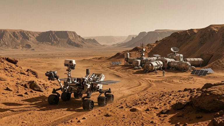 Imagen editorial ilustrativa: Imagen principal de cabecera para artículo de ciencia, formato horizontal 16:9, panorámica amplia y limpia, estilo editorial premium, cinematográfica y realista.