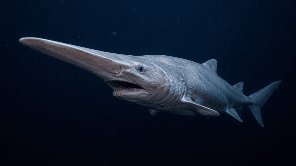 Rare goblin shark filmado vivo en el océano profundo: qué sabemos