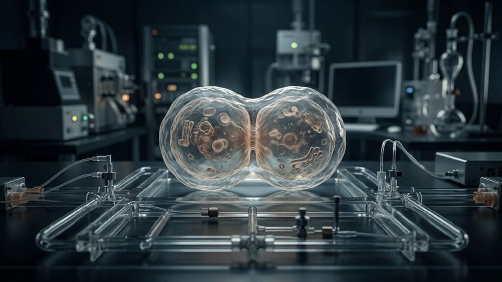Una célula sintética logra crecer y dividirse: qué significa realmente