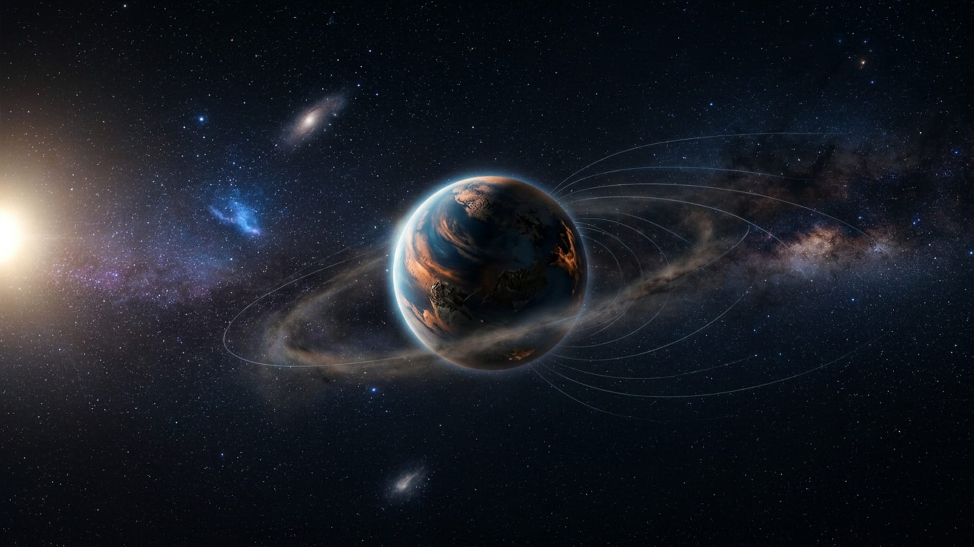 Imagen editorial ilustrativa: Imagen destacada editorial premium para Cronicas del Cosmos.