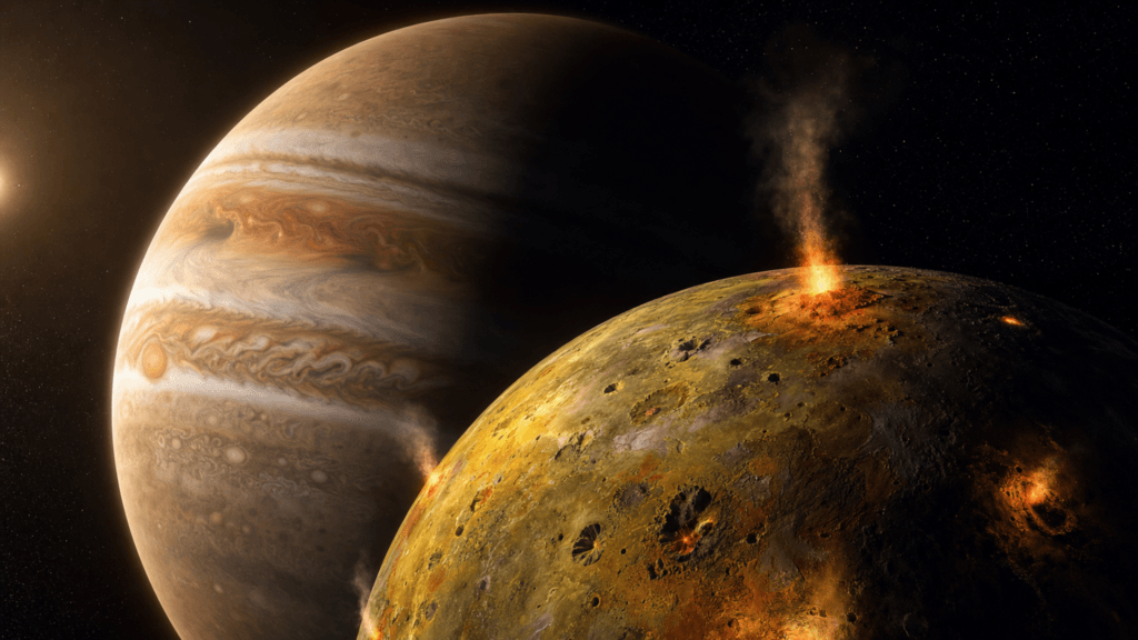 Exo-Íos: cómo Webb podría buscar lunas volcánicas alrededor de superjúpiteres