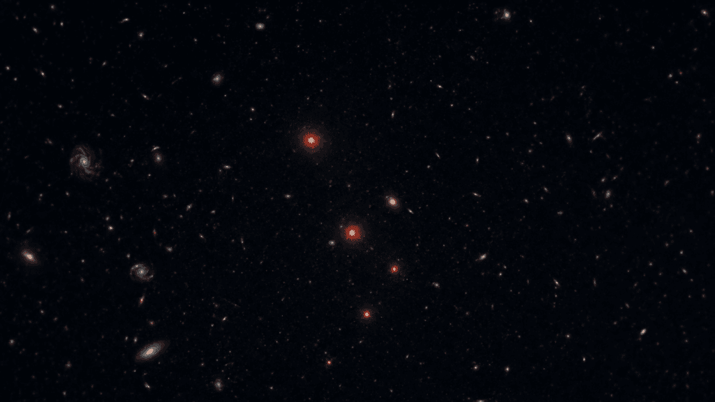 Little red dots: qué son y por qué apuntan a agujeros negros ocultos