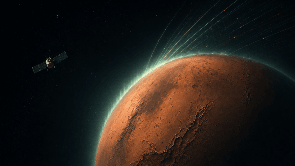 MAVEN y el rastro de las auroras marcianas