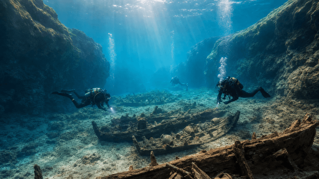 Tres naufragios medievales en Menorca: el expediente de la Cove of Mysteries