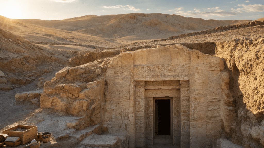 Una tumba del Reino Nuevo emerge en Luxor